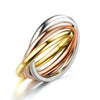 Set de Tres Anillos Entrelazados