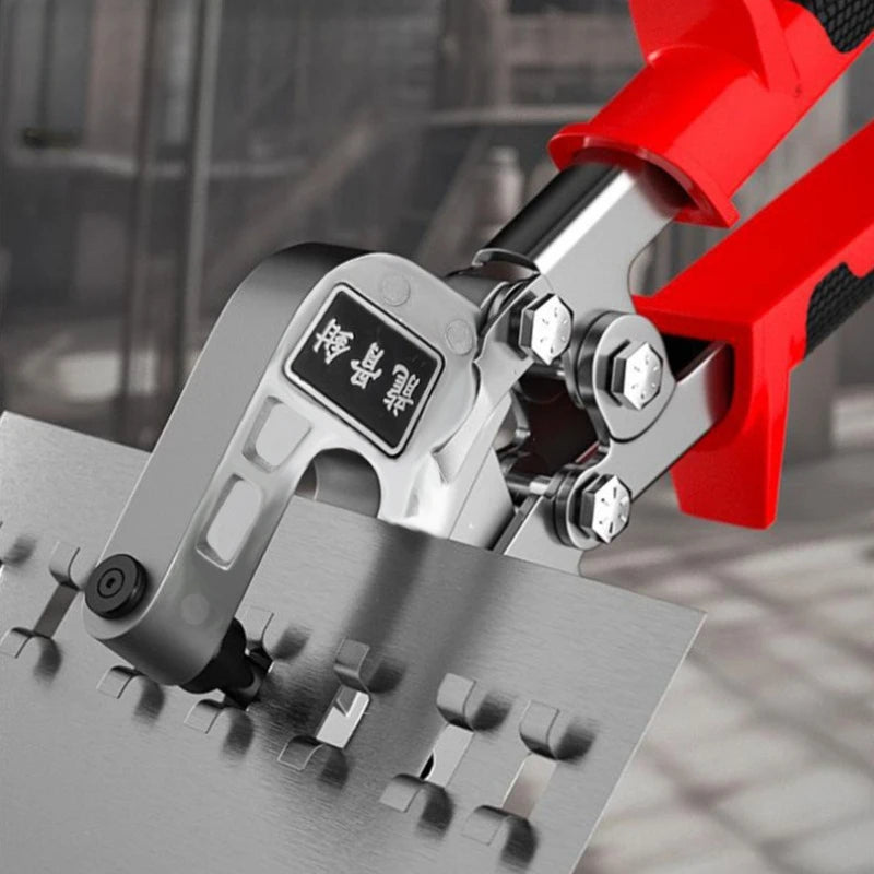 Aluminum Alloy Double-Handed Stud Crimper for Drywall and Ceiling Work