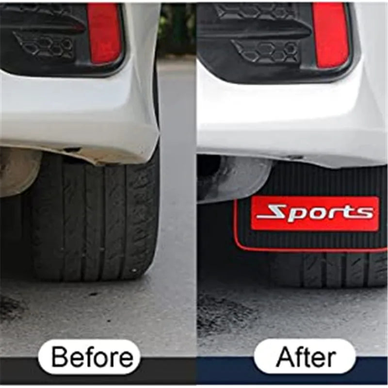 Universal Mud Flaps for Trucks, SUVs & RVs – Durable Rubber Splash Guards