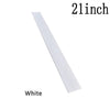 A white 2-inch silicone stove counter gap cover shown in a diagonal view.