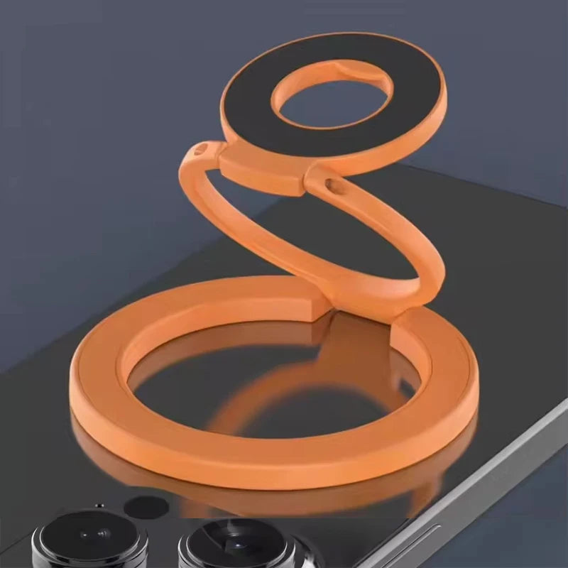 Double-Sided Magnetic Phone Ring Holder with Kickstand