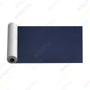 Roll of dark blue self-adhesive faux leather repair tape for furniture and accessories