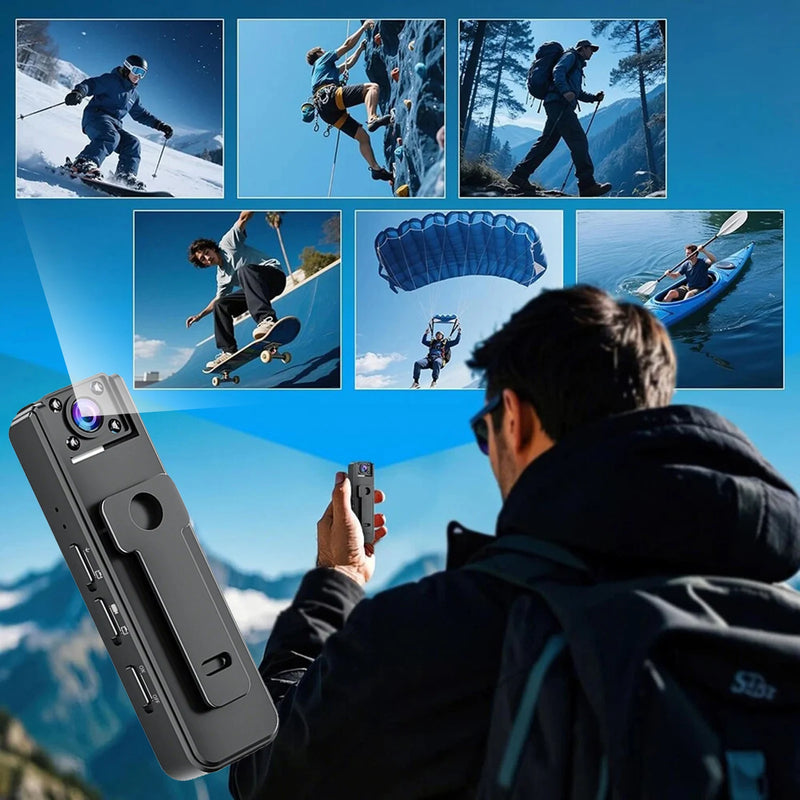 Compact Wearable Body Camera with Night Vision