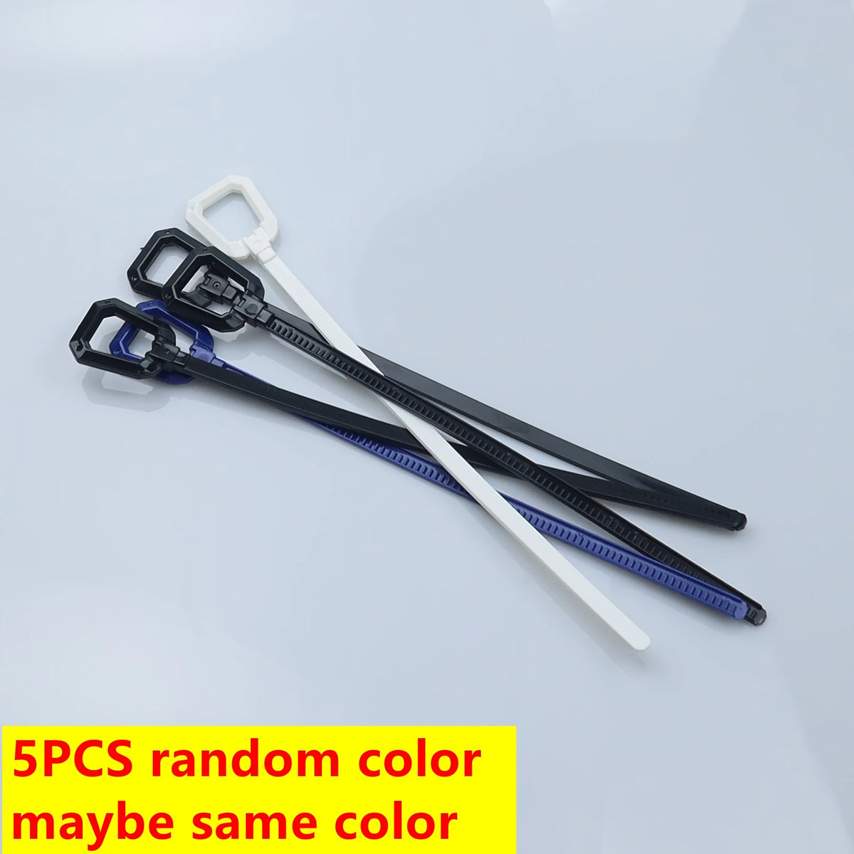Five replacement ripcord rulers or replacement launchers for toys in various colors