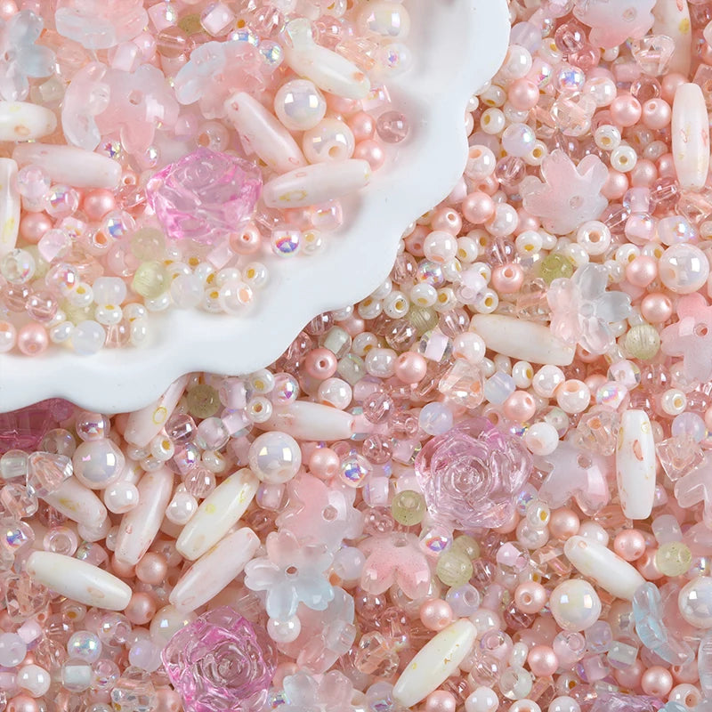 Mixed Glass Beads for DIY Jewelry Making