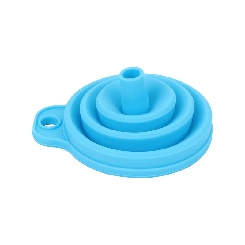 Collapsible Silicone Funnel for Engine Oil and Washer Fluid