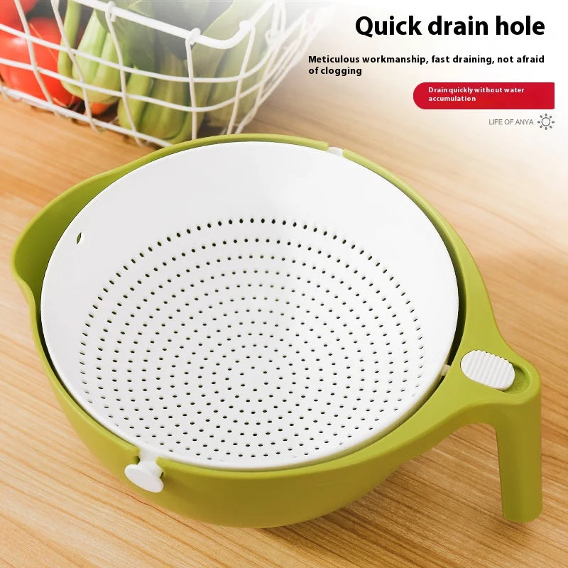 Double-Layer Kitchen Sink Strainer