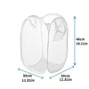 Pop-Up Mesh Laundry Hamper for Home and Travel