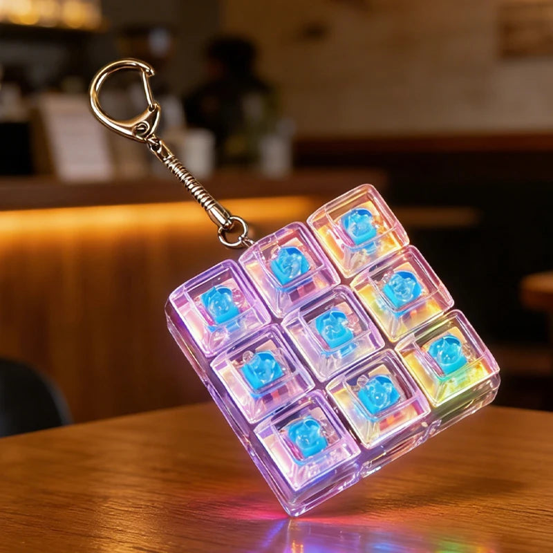 Llavero Teclado LED con Botones Clickables