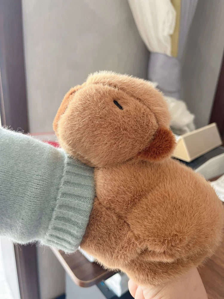 Capybara Plush Snap Bracelet Wristband