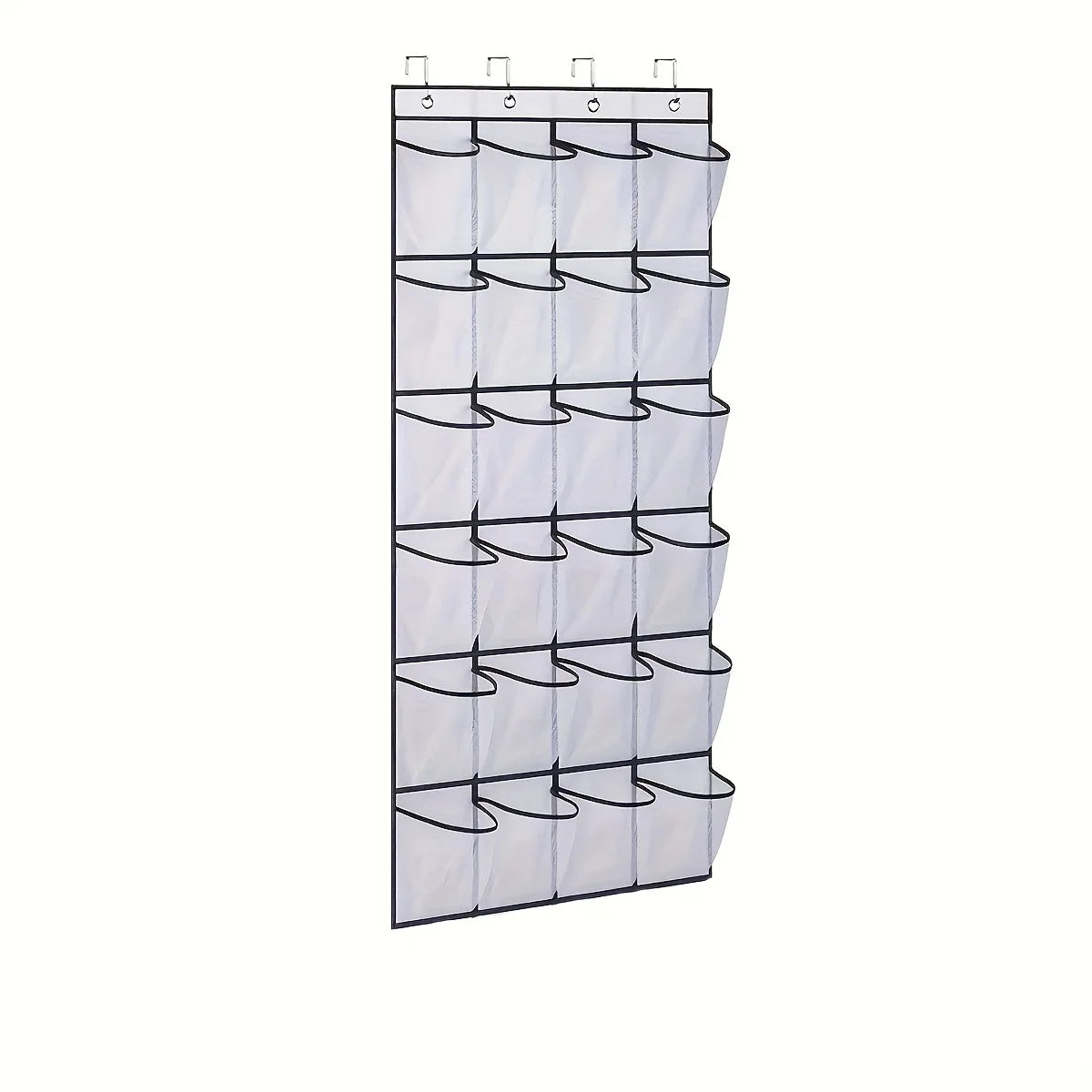 Over-the-Door Shoe Organizer with Mesh Pockets