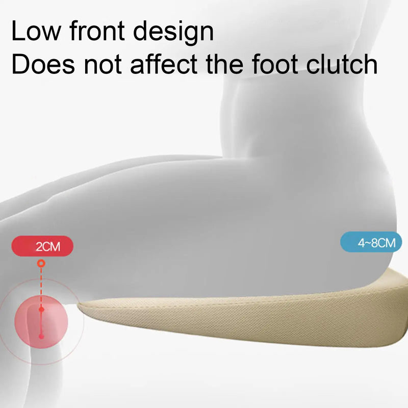 Ergonomisches Keilkissen für Autofahrer