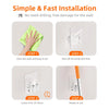 Self-Adhesive Wall Mount Broom & Mop Holder