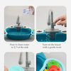 Kids Electric Toy Dishwasher with Automatic Water Cycle