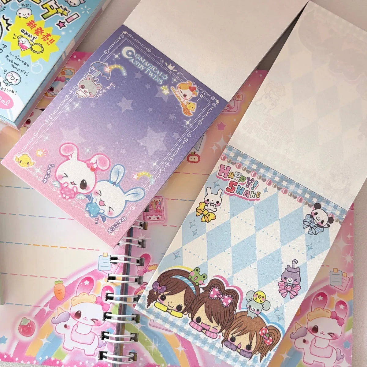 Vintage Japanese Showa Style Memo Pads – 70 Sheets Each