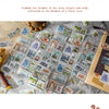 Vintage Stamp Tape Stickers Roll for Journals and Crafts