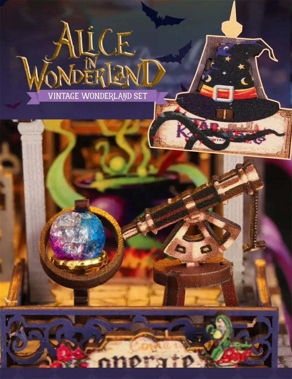 Wooden Miniature House Kit – The Gate of Secret Realm