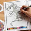 Adult Coloring Book: Animal & Plant Designs for Stress Relief