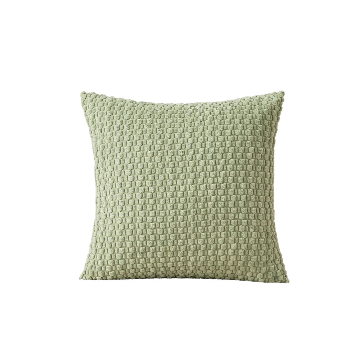 Boho Corduroy Square Pillow Cover - Farmhouse Neutral Decor