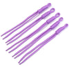 Purple braided nylon lanyards with woven knots for keychains and DIY crafts