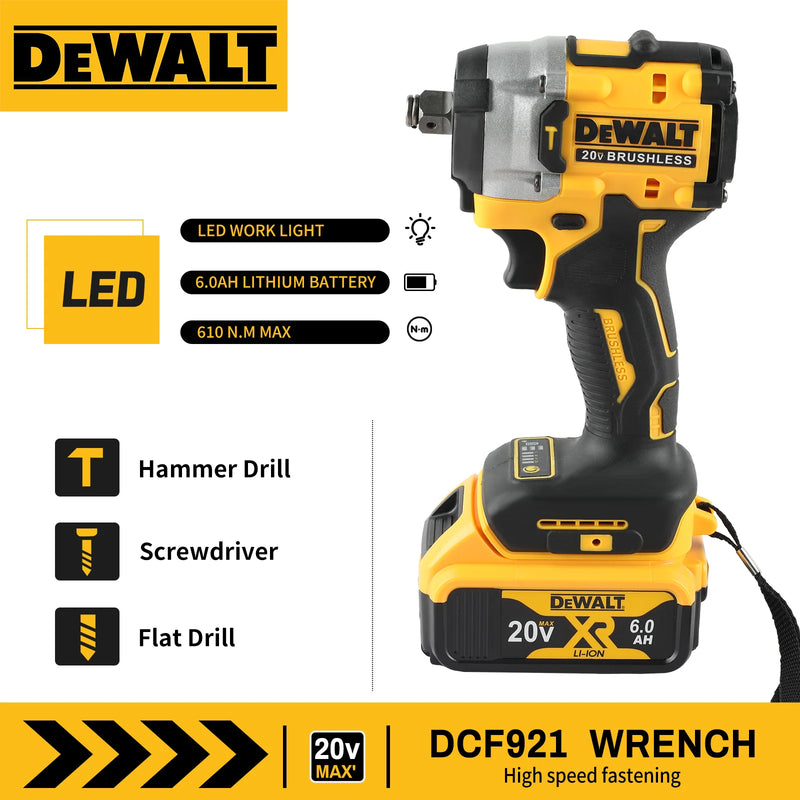DEWALT DCF921 ATOMIC 20V MAX Brushless Impact Wrench