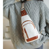 Elegant PU Leather Crossbody Sling Bag for Women