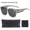 Oversized Polarized Fit-Over Sunglasses