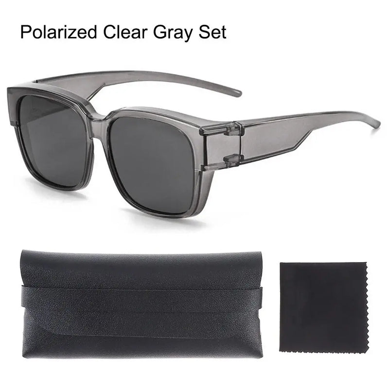 Oversized Polarized Fit-Over Sunglasses