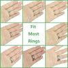 Invisible Ring Size Adjuster Set - 8 Pack for Loose Rings