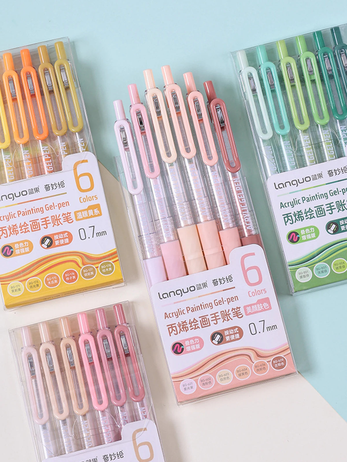Vibrant Acrylic Gel Pens Set for Art & Writing
