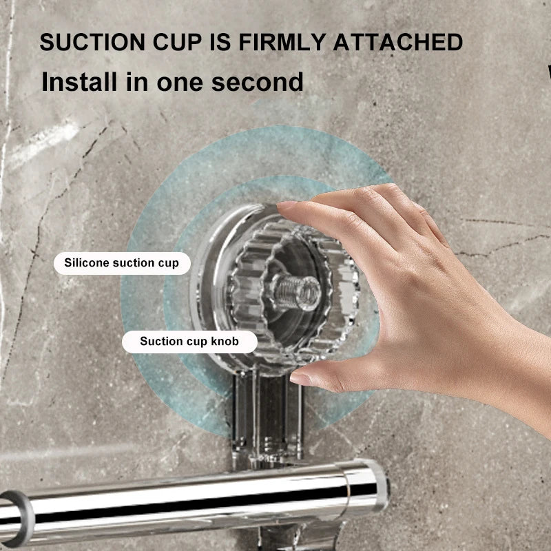 Adjustable Suction Cup Towel Rack