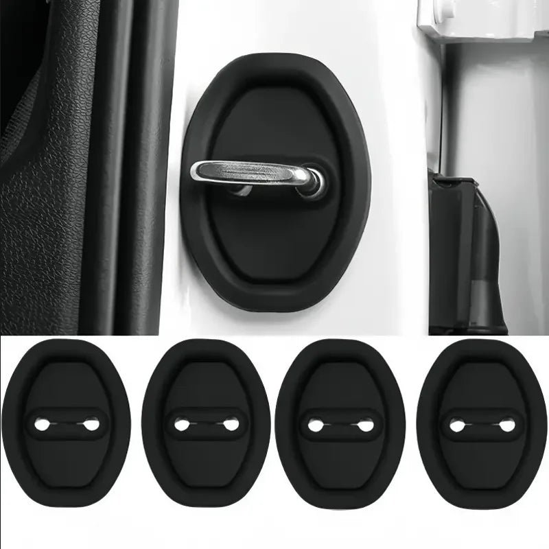 Thick Silicone Car Door Lock Protector Covers