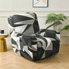 Printed Recliner Cover with Side Pocket — 4-Piece Set