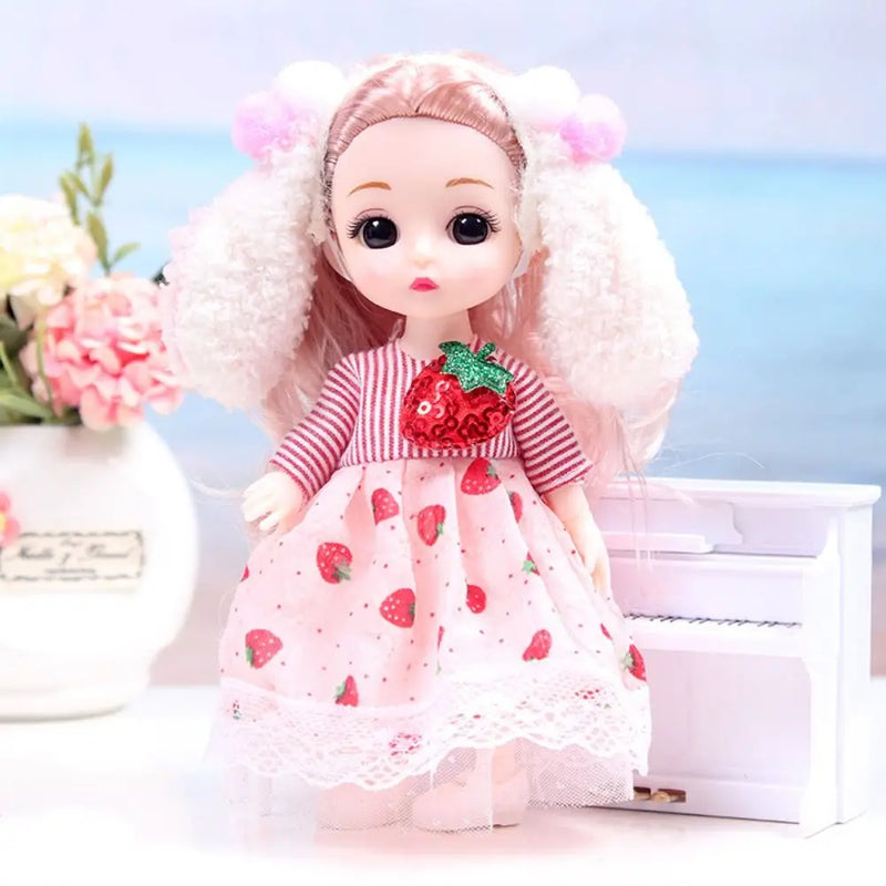 17cm Articulated Princess Doll with Accessories