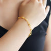Figaro Chain Bracelet in 18k Gold