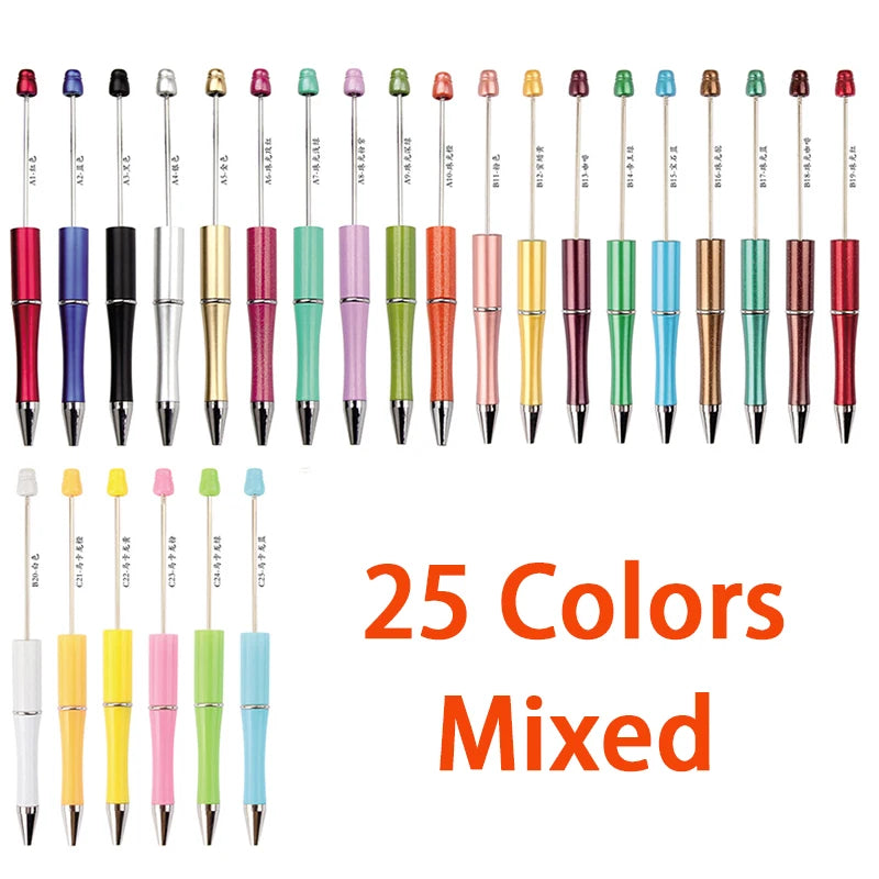 Creative Beaded Ballpoint Pens — DIY Printable Set