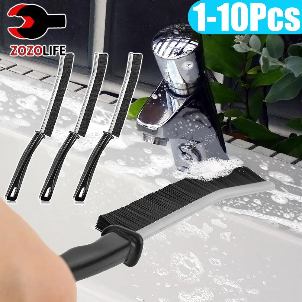 Hard-Bristled Crevice Cleaning Brush for Gaps and Corners