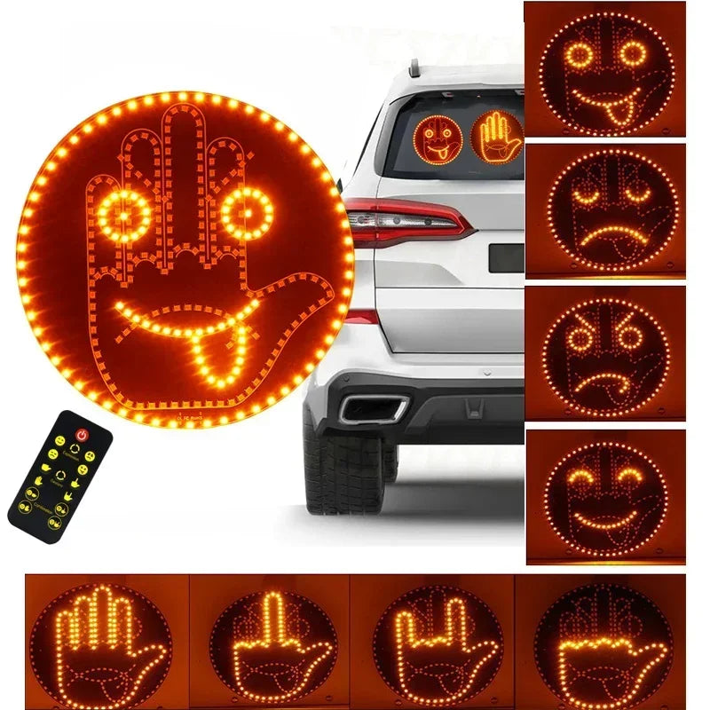 Car LED Emoji Light with Remote Control