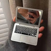 Foldable Laptop-Shaped Compact Mirror