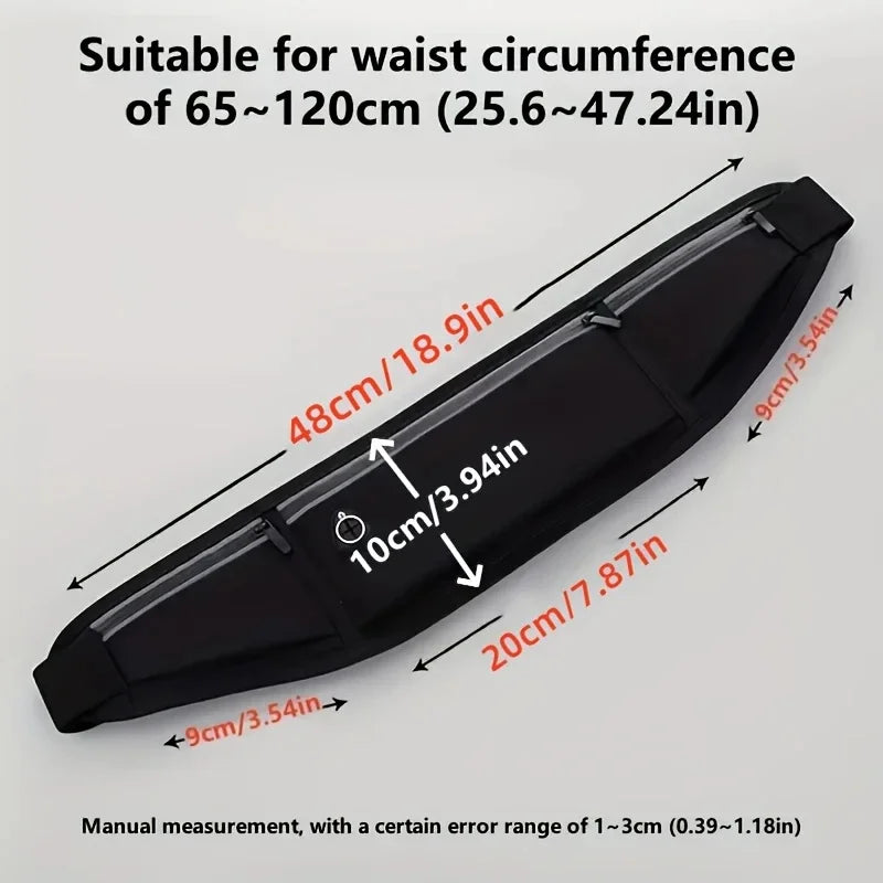 Adjustable Water-Resistant Running Waist Pack