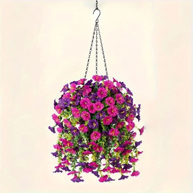 75cm Artificial Peony Garland - Hanging Silk Flower Decor