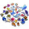 Glow-in-the-Dark Animal Bath Toy Set with Floating Net
