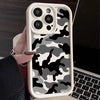 Camouflage Silicone Phone Case with Shock-Absorbing Protection
