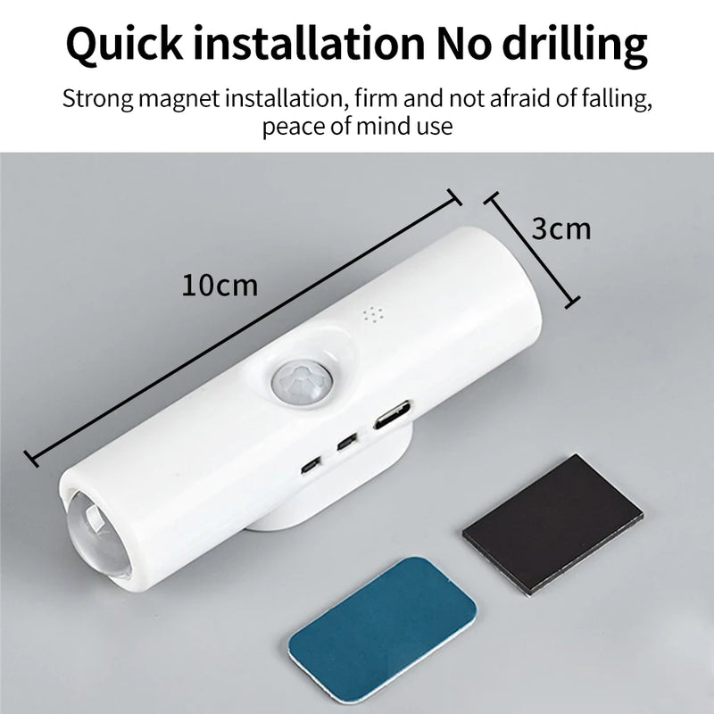 Rechargeable LED Motion Sensor Night Light with RGB Colors
