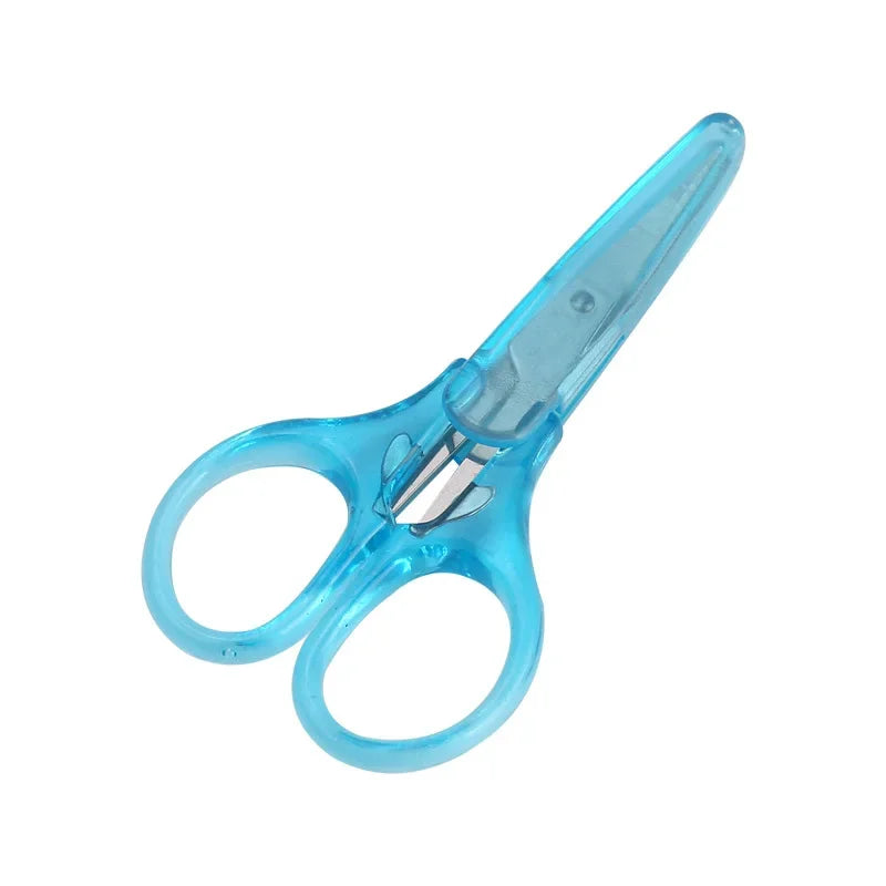 Compact Precision Scissors with Protective Cap