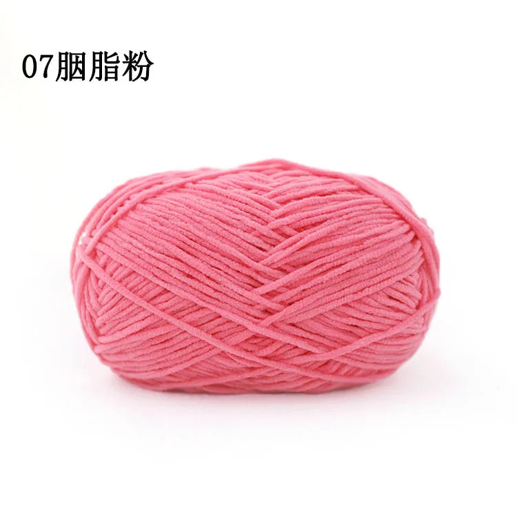 Matte Chenille Yarn for Crochet and Knitting