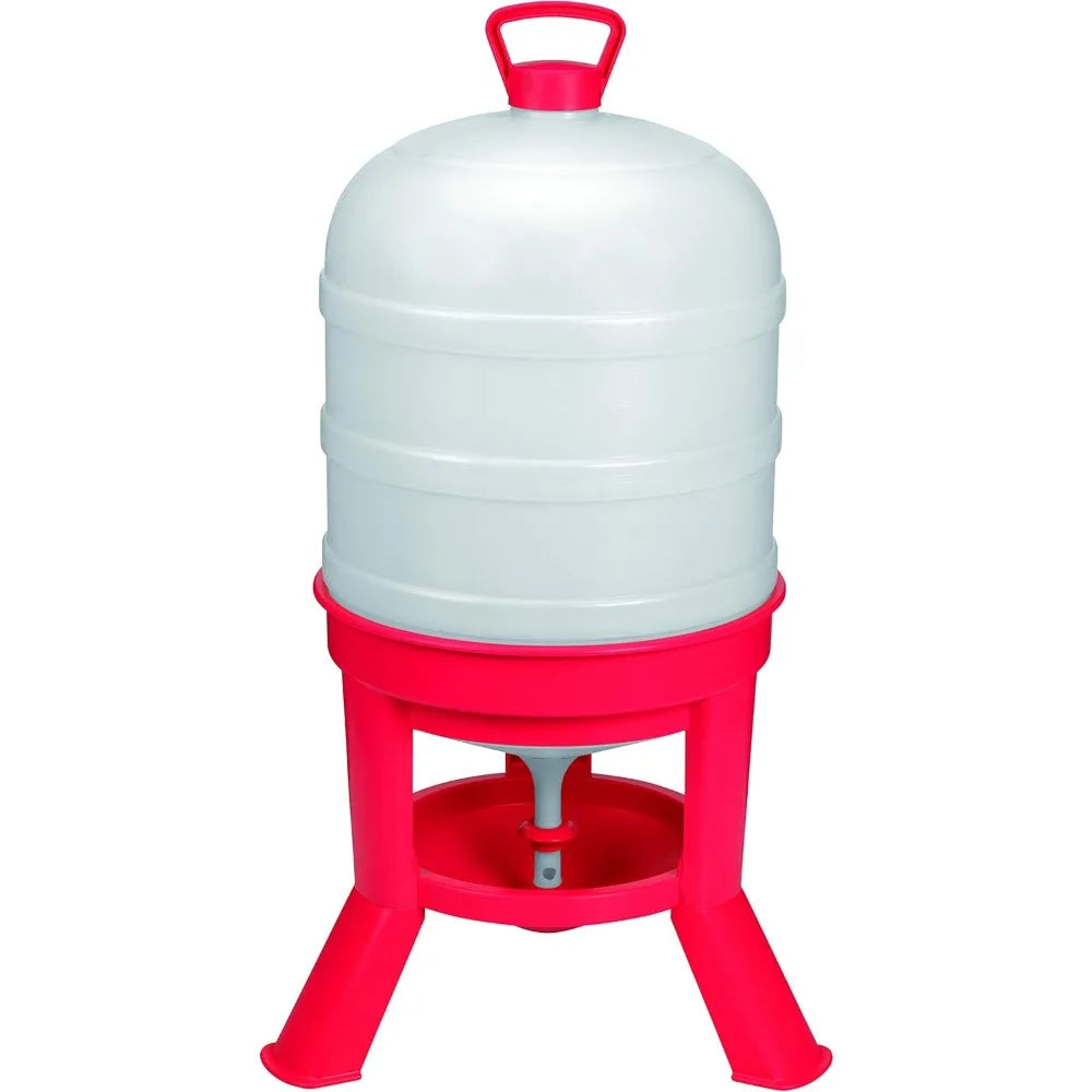 10 Gallon Plastic Dome Poultry Waterer for Chickens, Ducks & Birds