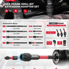 14-Piece Impact Socket Adapter Set with Quick-Release Extensions and Magnetic Holder
