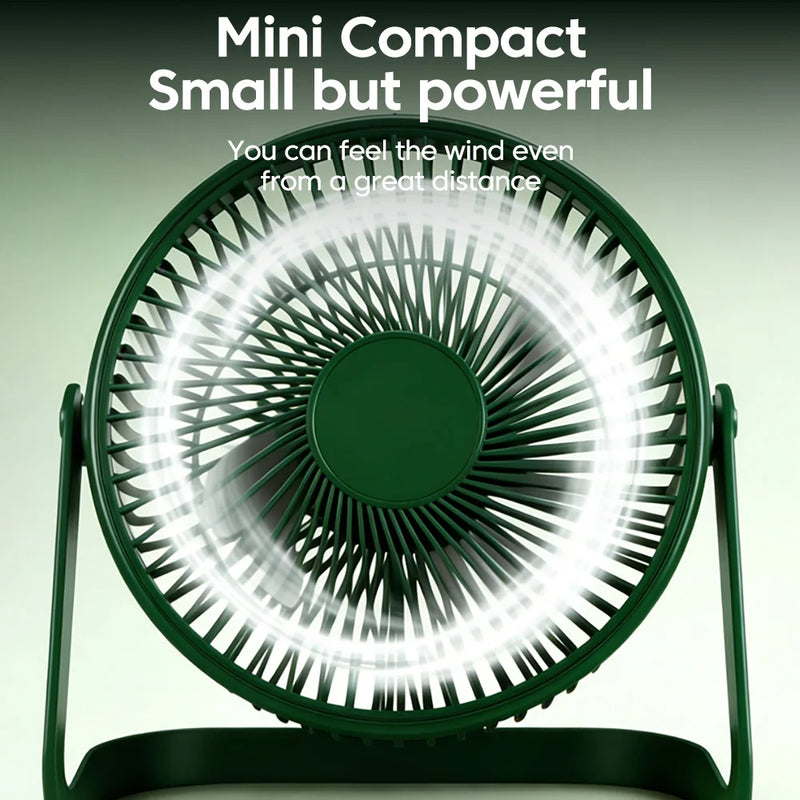 Portable USB Rechargeable Desk Fan