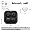 3D Skull & Diamond Ice Ball Mold – Silicone Tray for Whiskey & Cocktails
